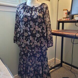 Beautiful Summer Dress, size XXL and in black and taupe colours.